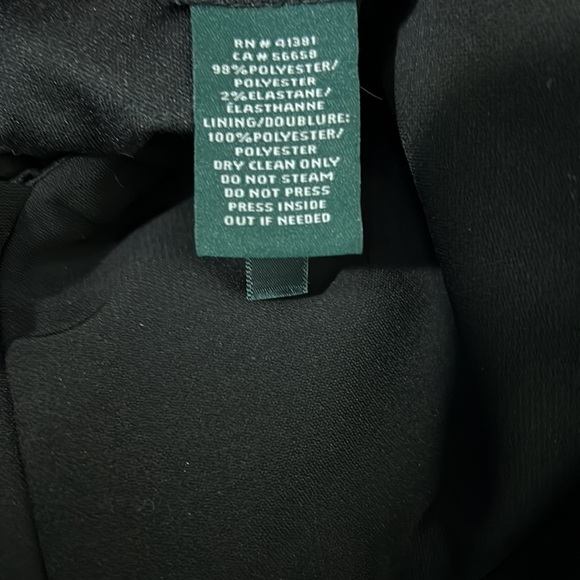 LAUREN RALPH LAUREN formal floor length maxi black dress - Picture 13 of 13